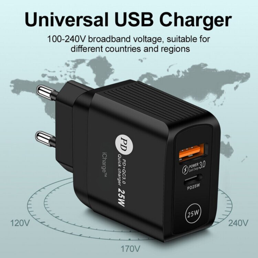 iCharge™ PD+QC3.0 Pro Adapter